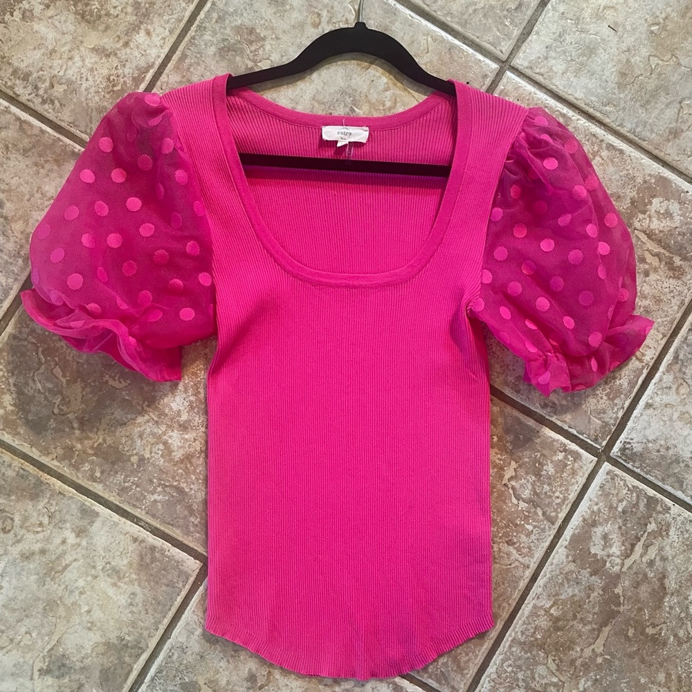 Hot Pink Top Size M